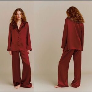 NEW NWT Reformation Ella Silk Set